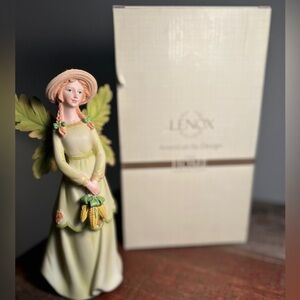 Lenox American by Design Porcelain HarvestAngel w/Corn Original Box #831635